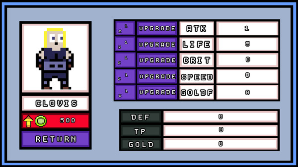 Screenshot z RPG IDLE