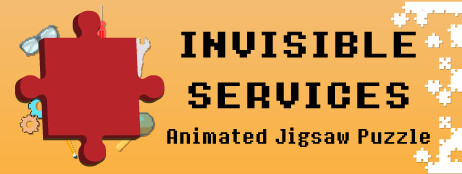 Invisible Services - Pixel Art Jigsaw Puzzle cover art