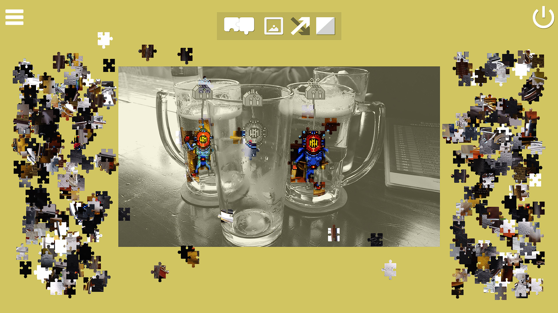 Invisible Services - Pixel Art Jigsaw Puzzle screenshot #2