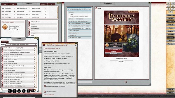 Fantasy Grounds - Pathfinder 2 RPG - Pathfinder Society Scenario #2-03: Catastrophe's Spark