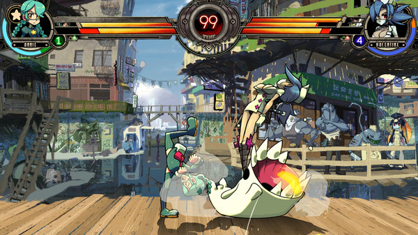 Screenshot z Skullgirls: Annie