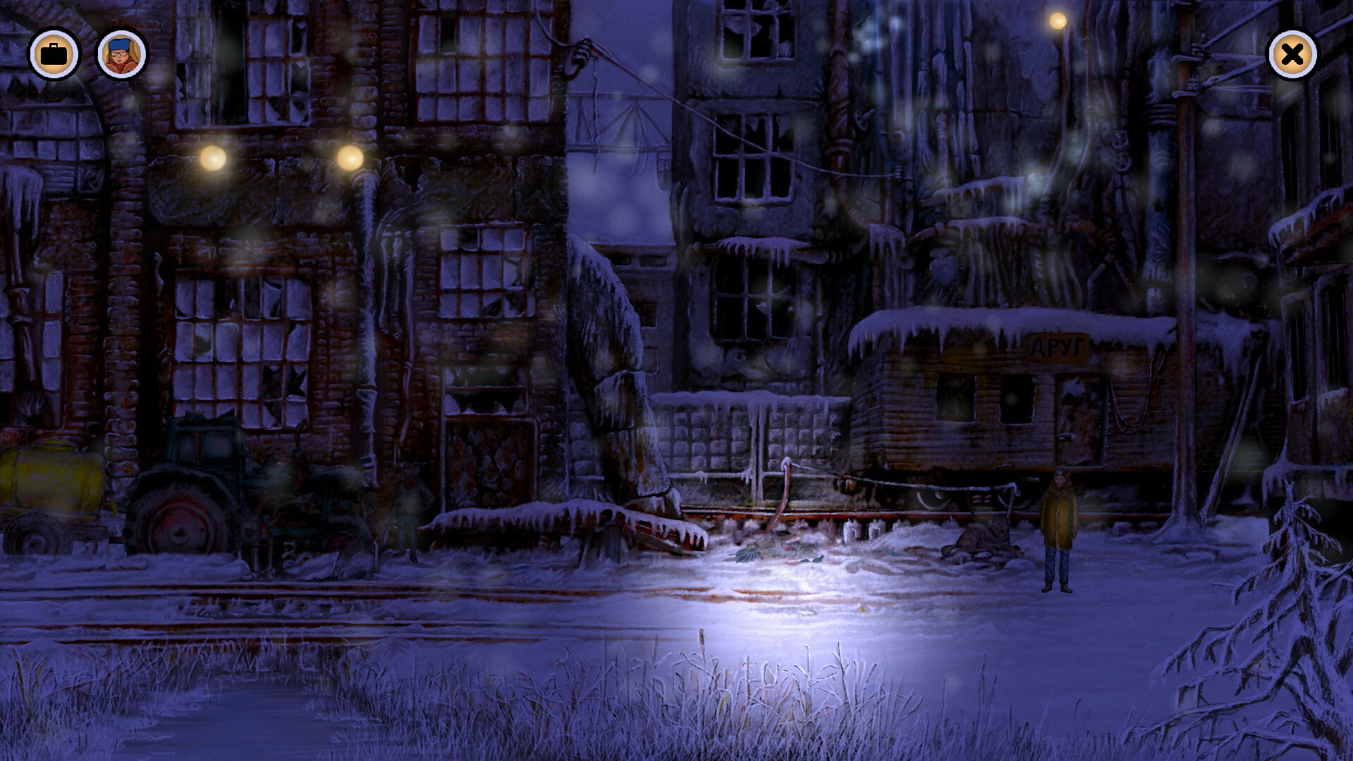 screenshot of Alexey's Winter: Night Adventure 1