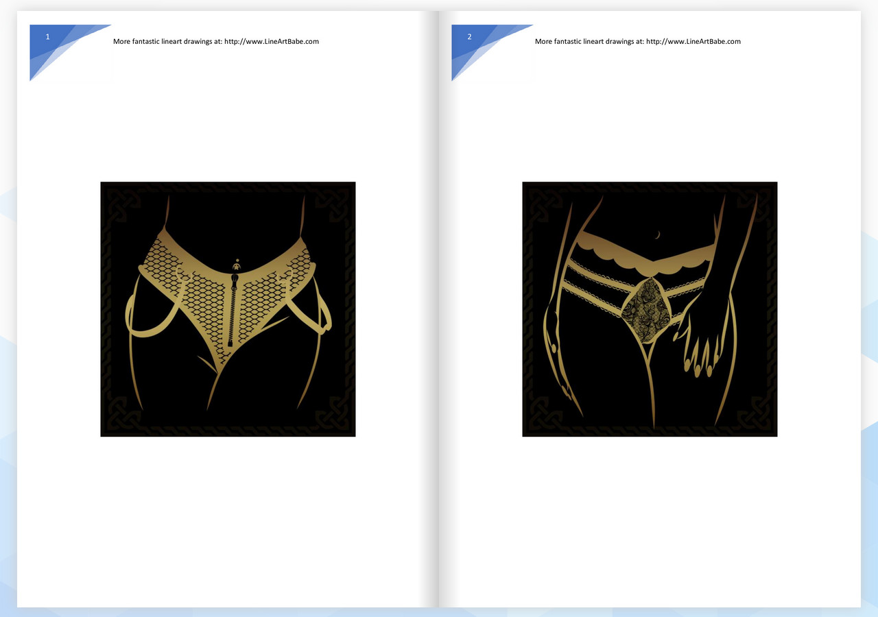 LineArt Jigsaw Puzzle - Erotica 3 ArtBook