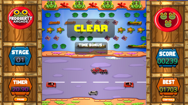 Screenshot z Froggerty Arcade Screenshot z Froggerty Arcade