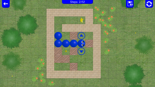 Screenshot z A Snake In A Maze