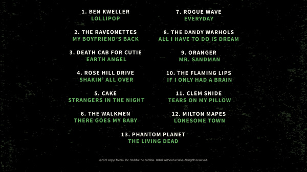 Stubbs the Zombie in Rebel Without a Pulse - Official Soundtrack