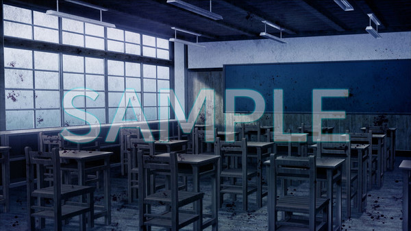 RPG Maker MV - Minikle's Background CG Material Collection Abandoned School Horror part01 A