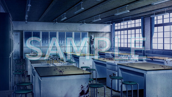 RPG Maker MV - Minikle's Background CG Material Collection Abandoned School Horror part01 A