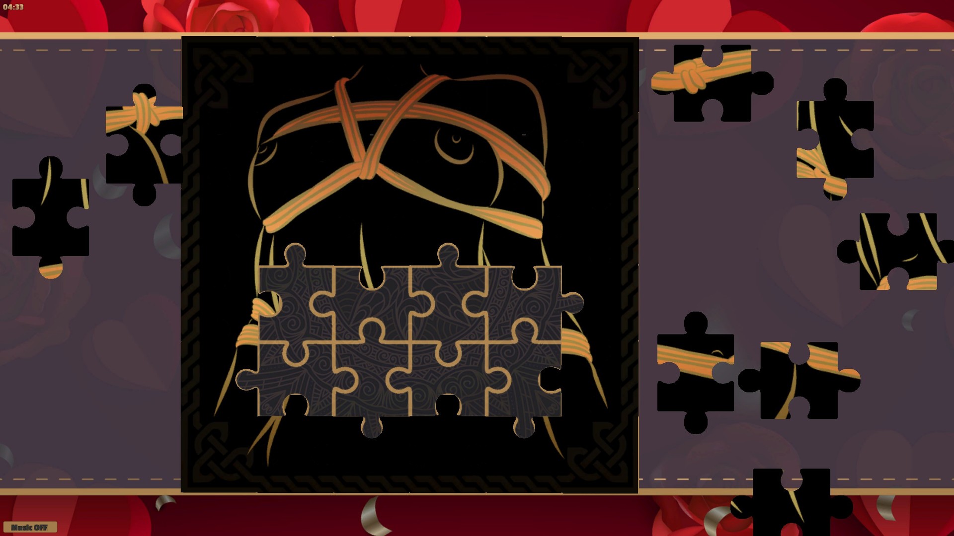 LineArt Jigsaw Puzzle - Erotica Valentines screenshot #4