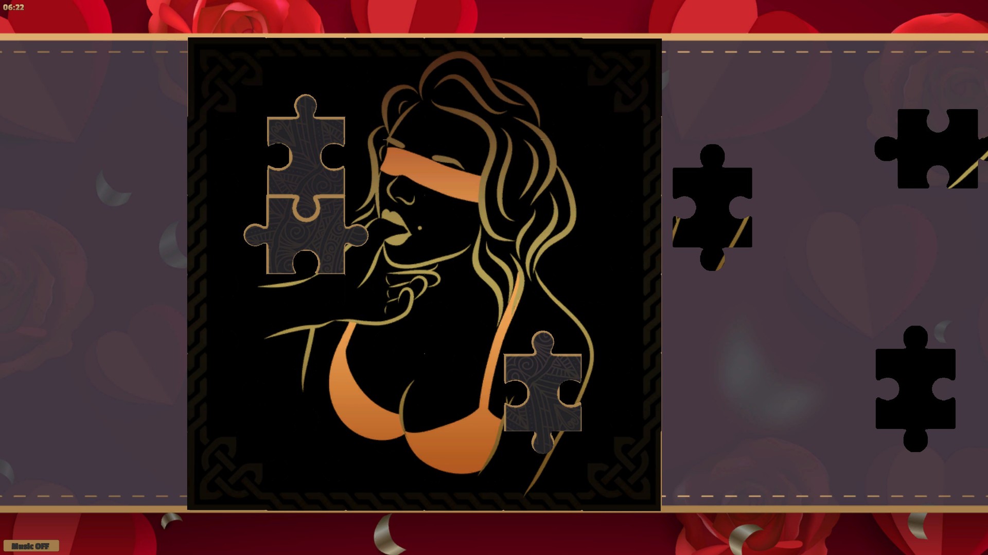 LineArt Jigsaw Puzzle - Erotica Valentines screenshot #3