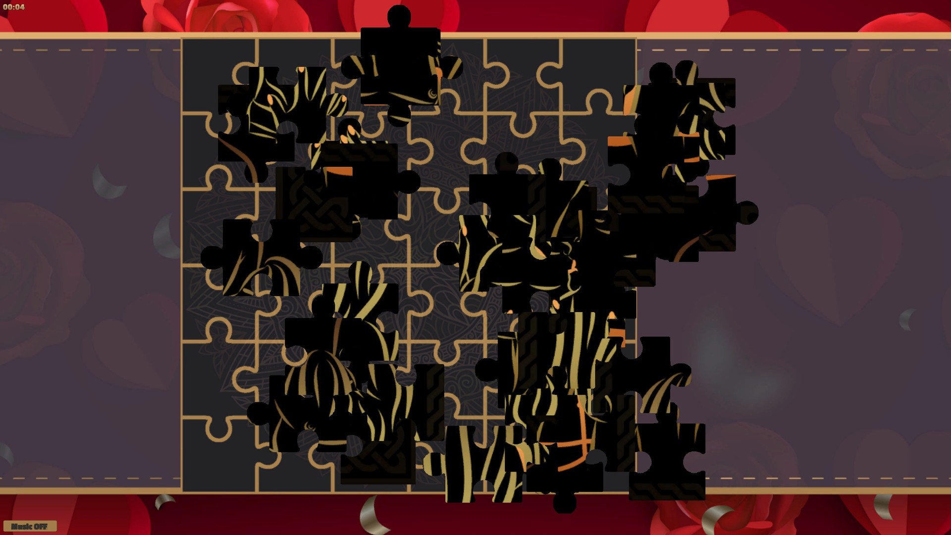 LineArt Jigsaw Puzzle - Erotica Valentines screenshot #5