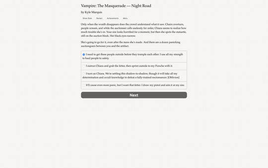 Vampire: The Masquerade — Night Road — Secrets and Shadows