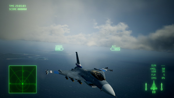 ACE COMBAT™7: SKIES UNKNOWN - F-16XL Set — скриншот 9