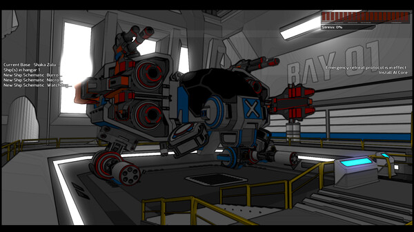 Screenshot of Immortal Space God gameplay showing in-action mechanics