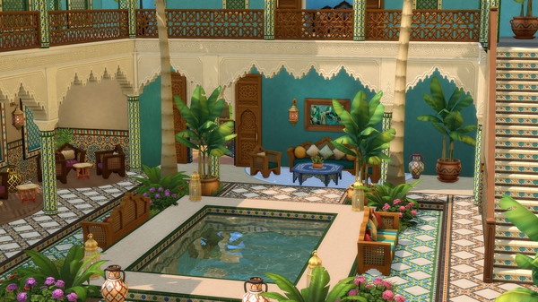 The Sims™ 4 Courtyard Oasis Kit