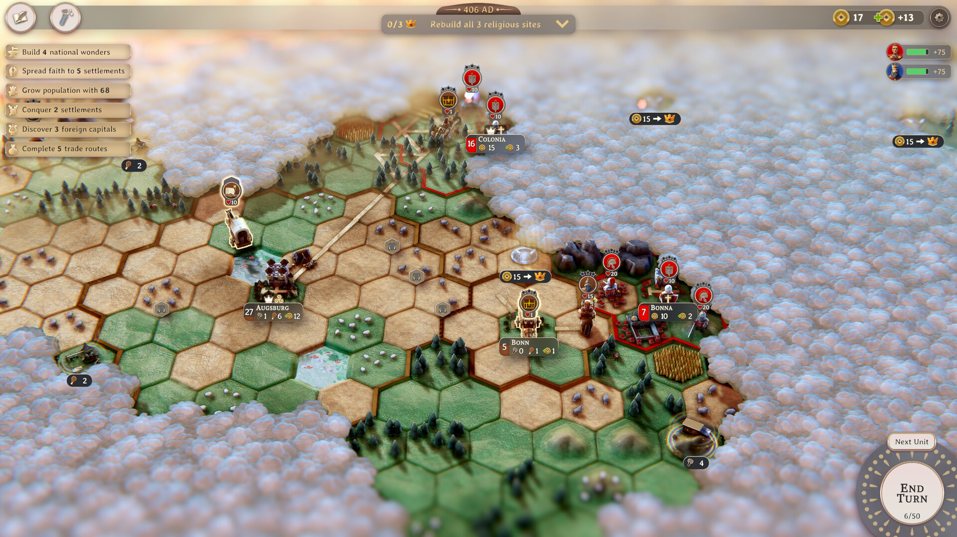 screenshot of Yield! Fall of Rome 4