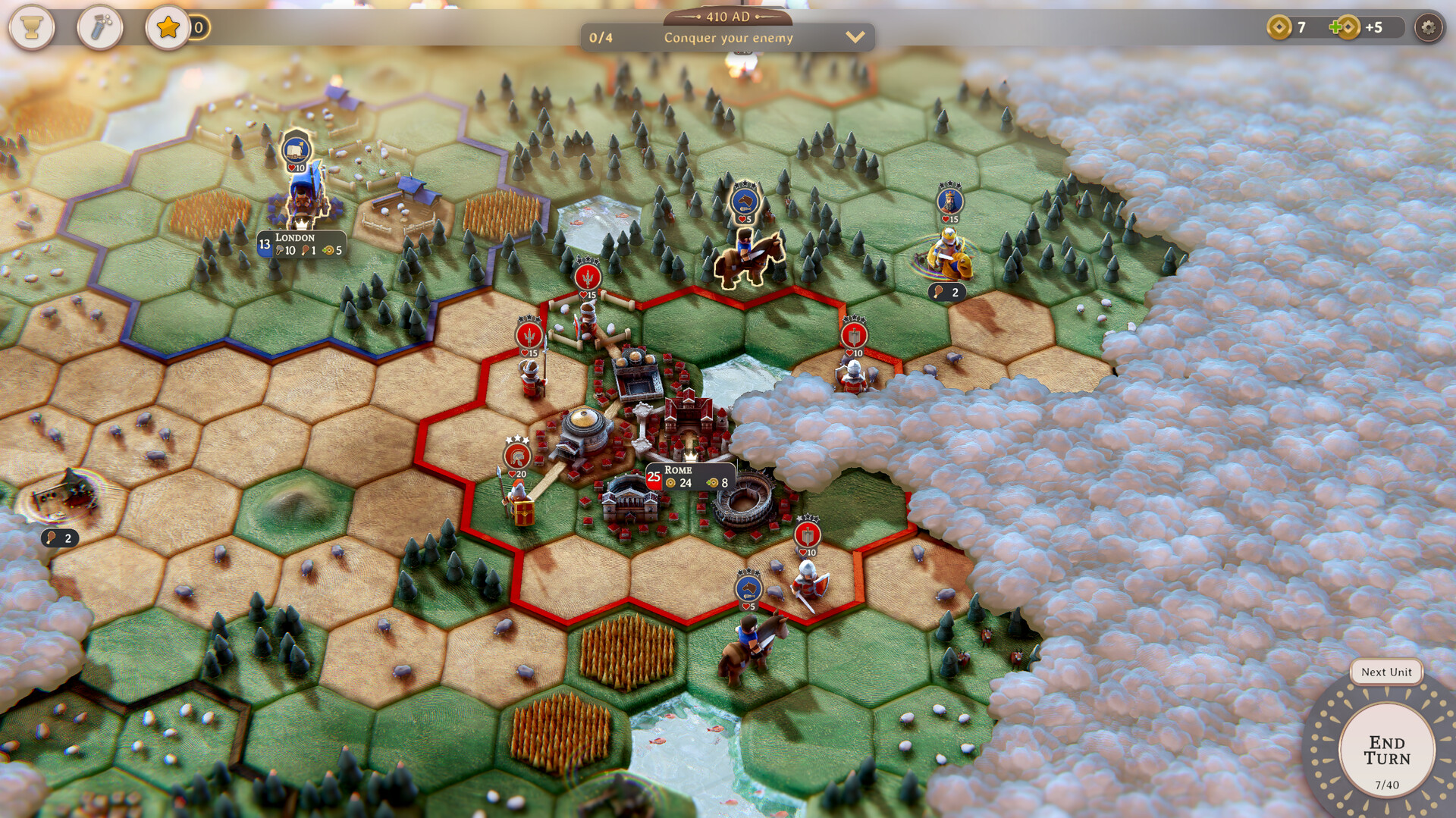 screenshot of Yield! Fall of Rome 6