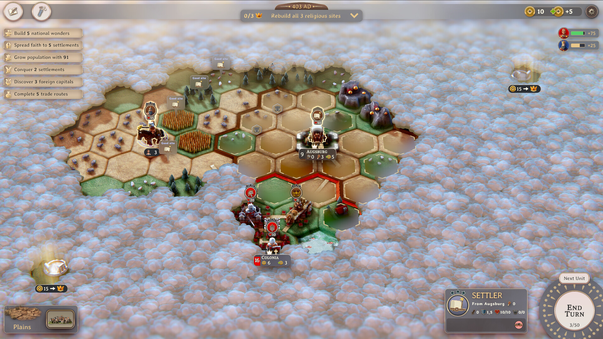 screenshot of Yield! Fall of Rome 1