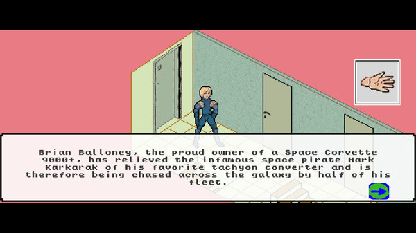 Screenshot z Cpt.Balloney - painful days at home