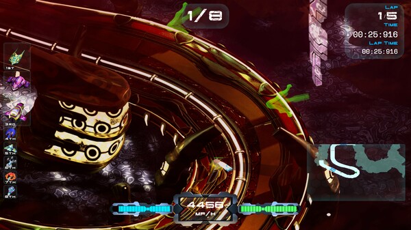 Screenshot z Galaxy Drift