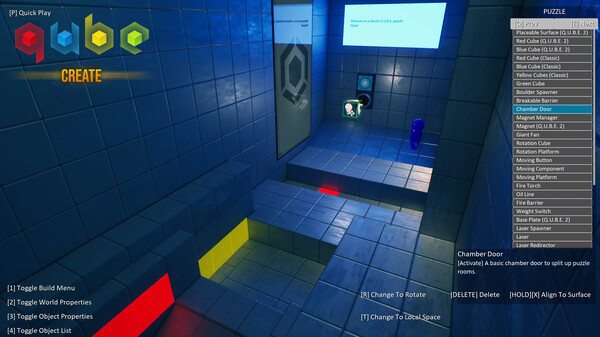 Screenshot z Q.U.B.E. 10th Anniversary