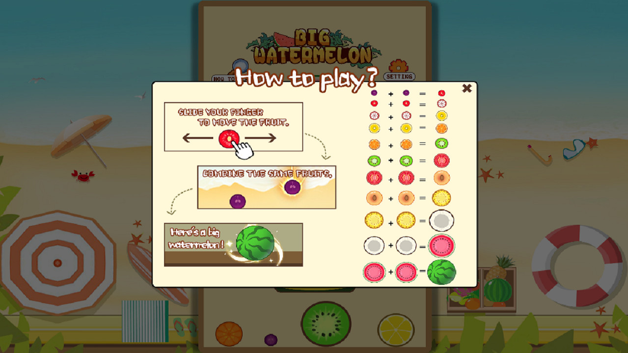 #4. 合成大西瓜 | Big watermelon (Steam) 由: 韦渡文化网络有限公司