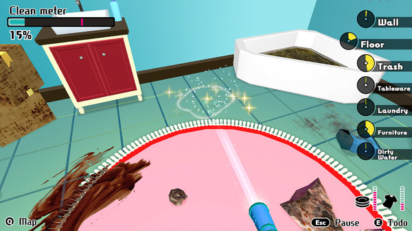Screenshot 4 of House Cleaning Survival
