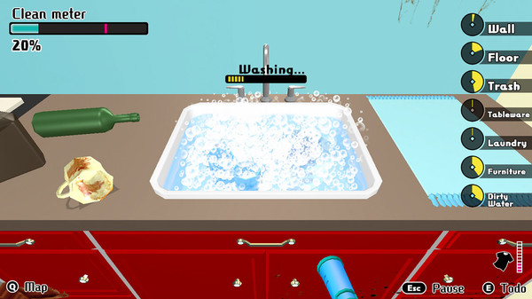 Screenshot 3 of House Cleaning Survival