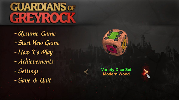Screenshot z Guardians of Greyrock - Dice Pack: Variety Set