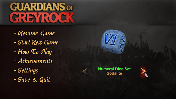 Guardians of Greyrock - Dice Pack: Numeral Set