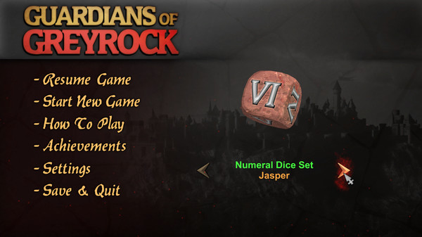 Guardians of Greyrock - Dice Pack: Numeral Set