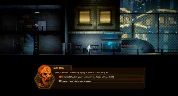 Screenshot of STERN gameplay showing in-action mechanics