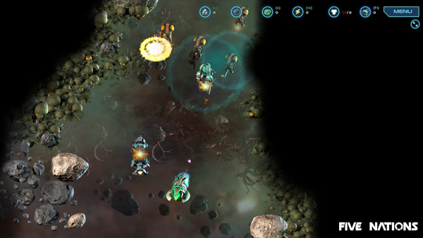 Screenshot z Five Nations