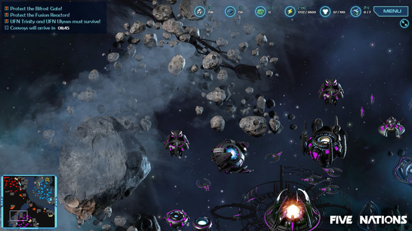 Screenshot z Five Nations