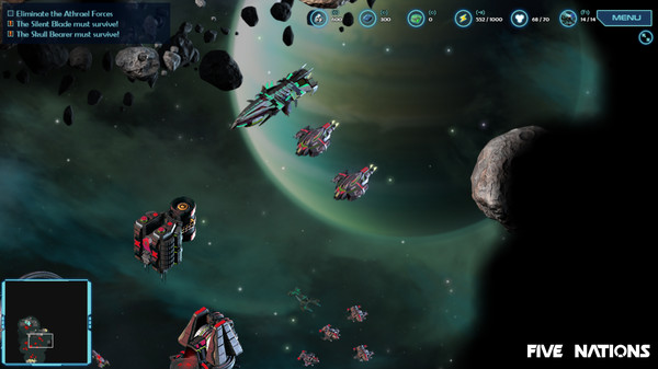 Screenshot z Five Nations