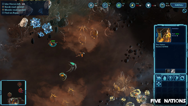 Screenshot z Five Nations