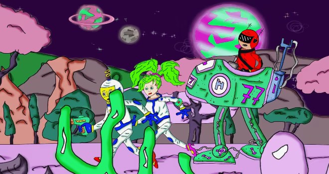 SPACE JUNK HEROES video 3