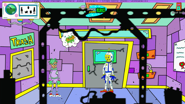 SPACE JUNK HEROES screenshot 1