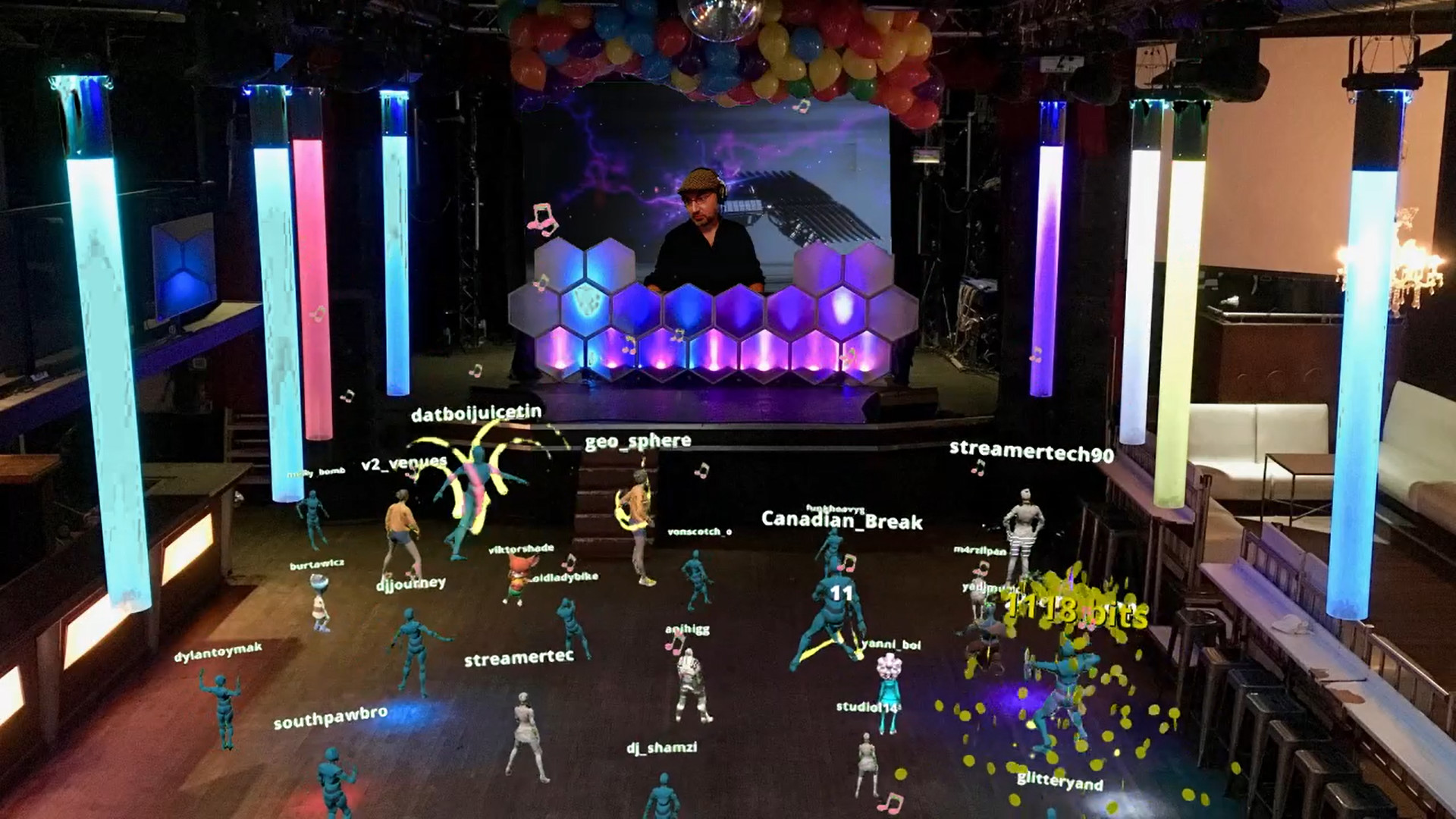 Streamer Dancefloor