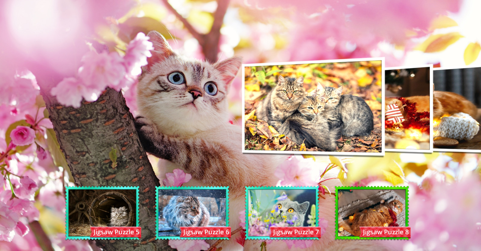 Cat's Life Jigsaw Puzzles Featured Screenshot #1