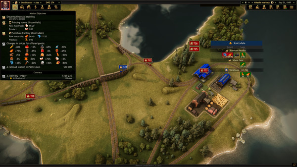 Railroad Corporation - Volatile Markets (DLC) (Steam) screenshot 7