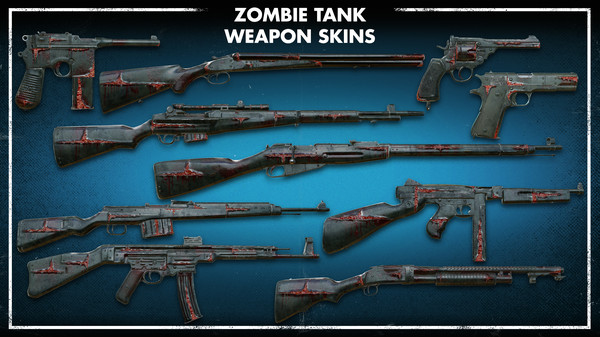 Zombie Army 4: Zombie Tank Weapon Skins