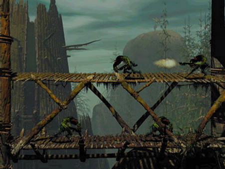 Screenshot z Oddworld: Abe's Oddysee