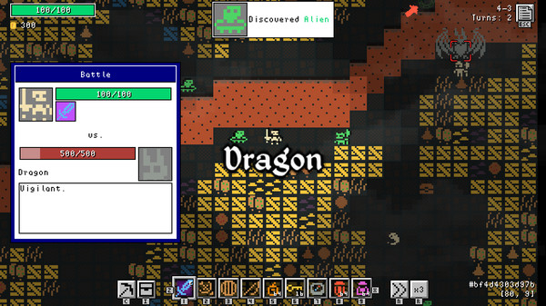 Screenshot z Hyper Dungeon Crawler
