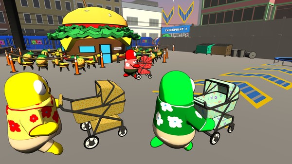 Screenshot z Super Totally Ultimate Dad Showdown
