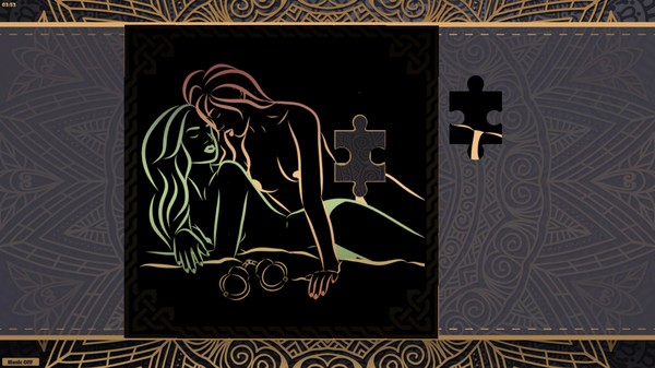 LineArt Jigsaw Puzzle - Erotica 4