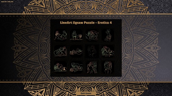 LineArt Jigsaw Puzzle - Erotica 4