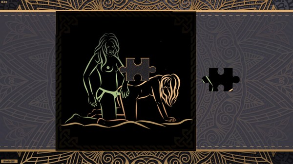 LineArt Jigsaw Puzzle - Erotica 4
