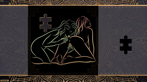 LineArt Jigsaw Puzzle - Erotica 4