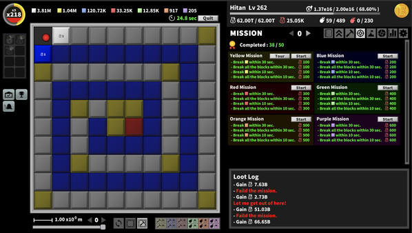 Screenshot z Incremental Epic Breakers - Starter Pack